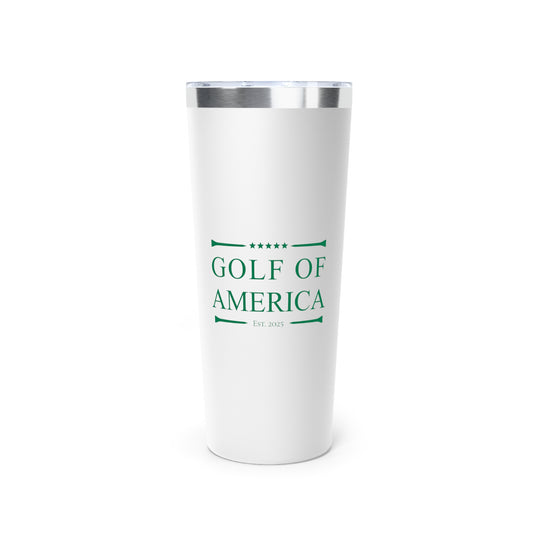 Golf of America 22oz Copper Vacuum Insulated Tumbler - Majors Collection - Golf of America