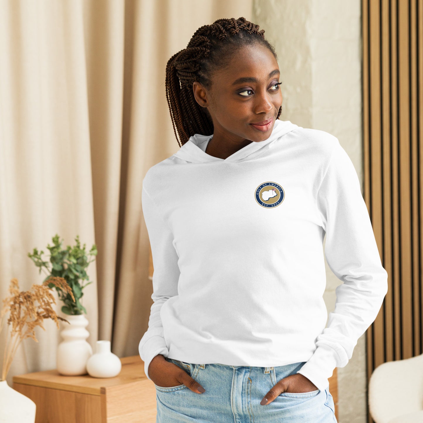 Golf of America Long Sleeve Hoodie T-Shirt - Golf of America