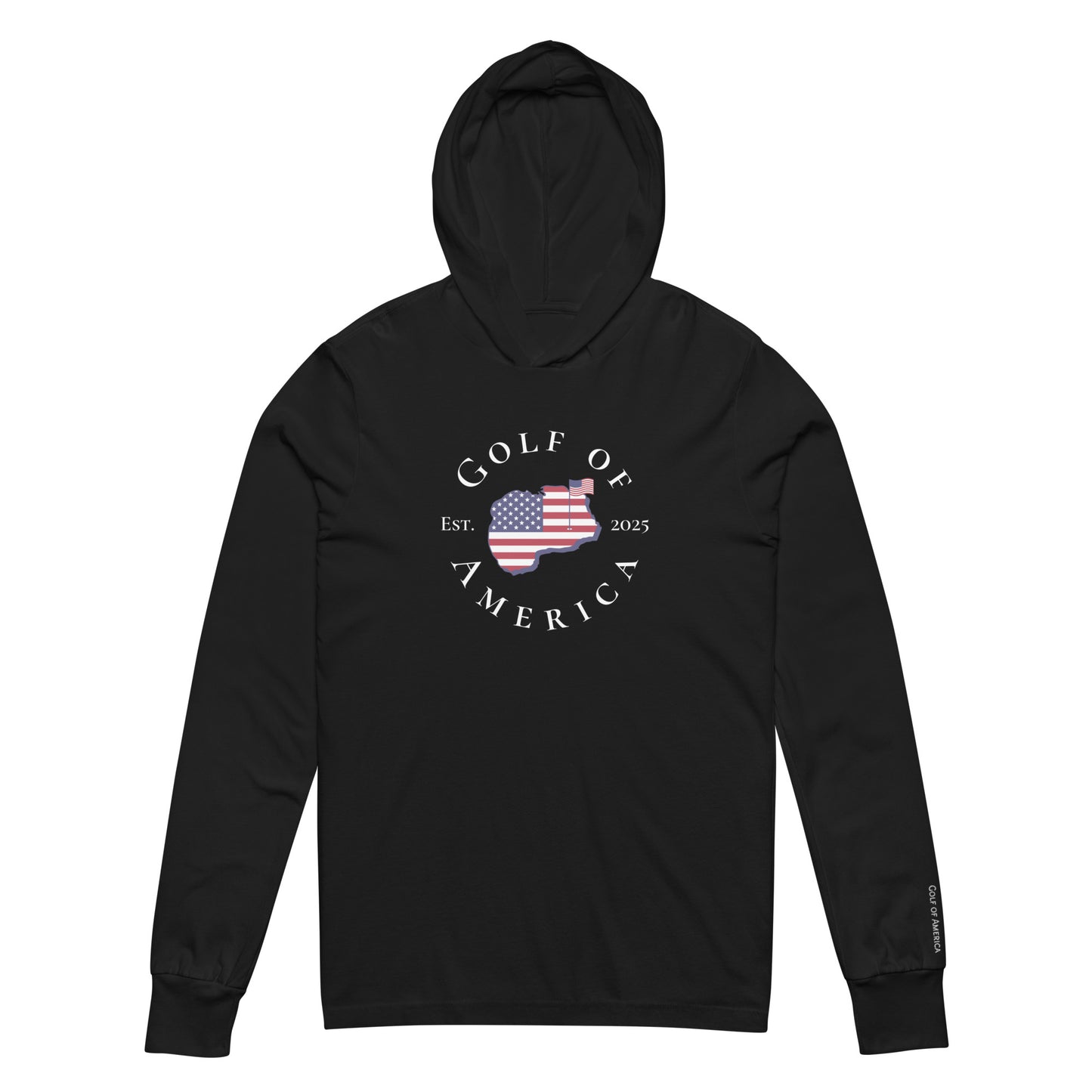 USA GOA Long-Sleeve Hoodie Tee - Golf of America