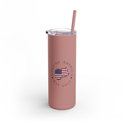 Golf of America 20oz Skinny Matte Tumbler - The American Major Collection