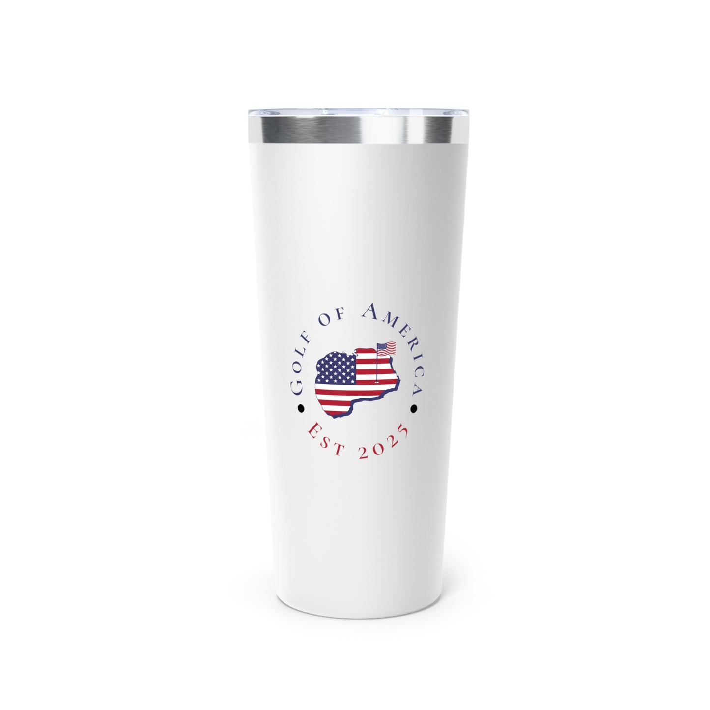 Golf of America 22oz Copper Vacuum Insulated Tumbler - The American Major Collection