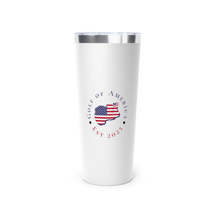 Golf of America 22oz Copper Vacuum Insulated Tumbler - The American Major Collection