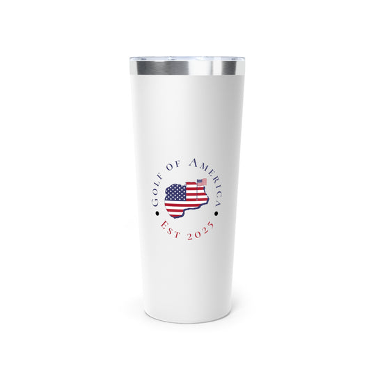 Golf of America 22oz Copper Vacuum Insulated Tumbler - The American Major Collection
