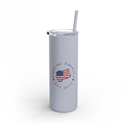 Golf of America 20oz Skinny Matte Tumbler - The American Major Collection