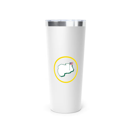 Golf of America 22oz Copper Vacuum Insulated Tumbler - Majors Collection - Golf of America