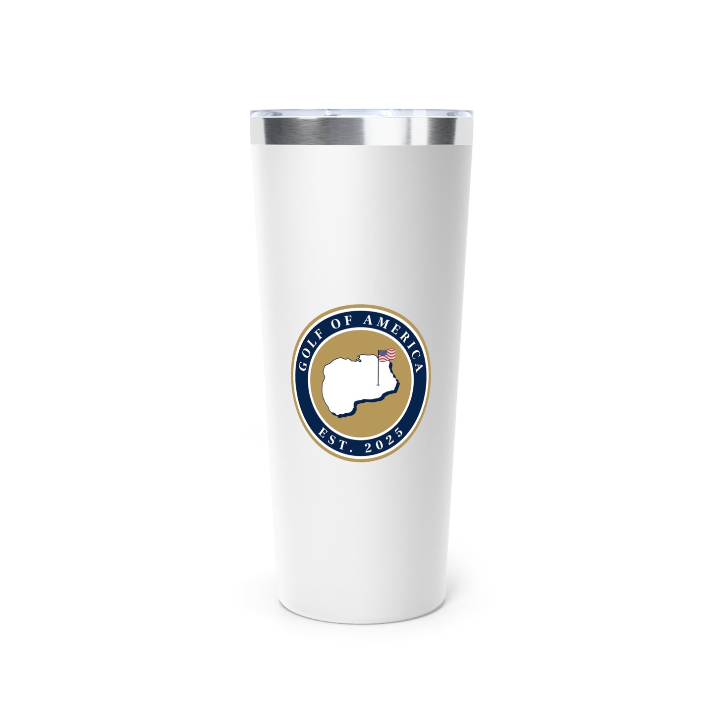 Golf of America 22oz Copper Vacuum Insulated Tumbler - Majors Collection - Golf of America