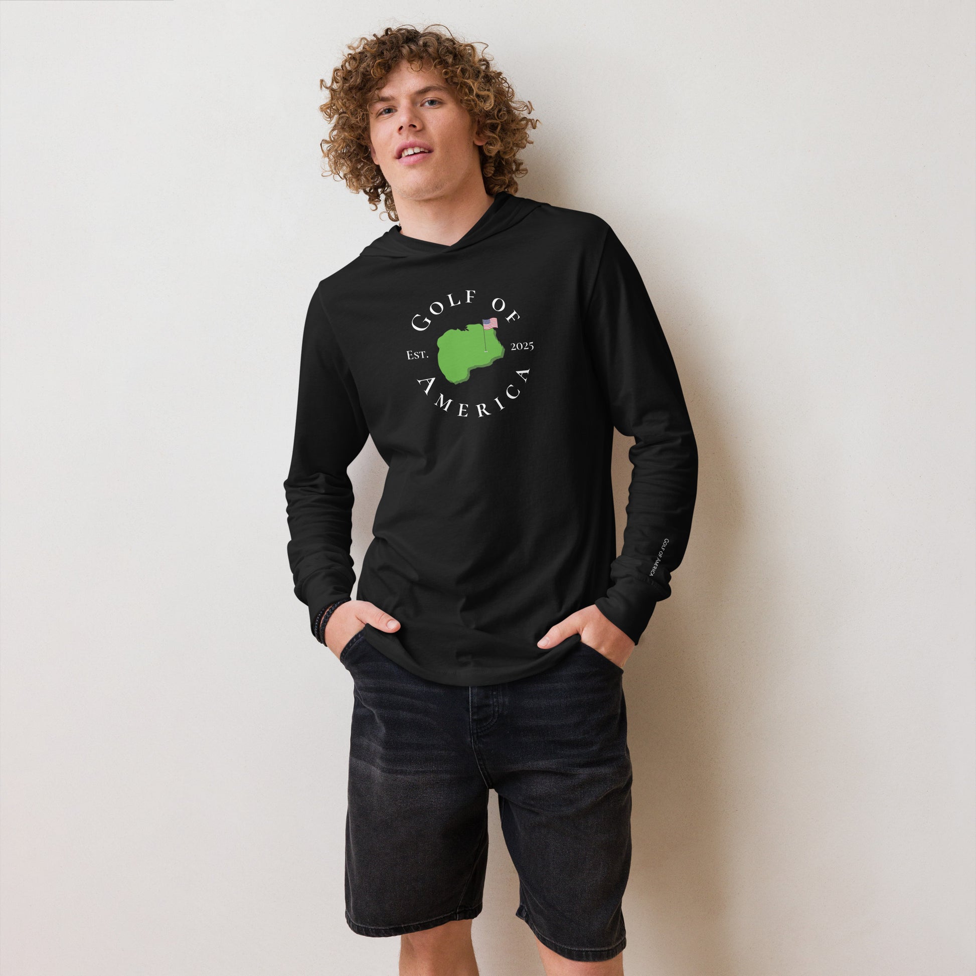 Classic GOA Long-Sleeve Hoodie Tee - Golf of America