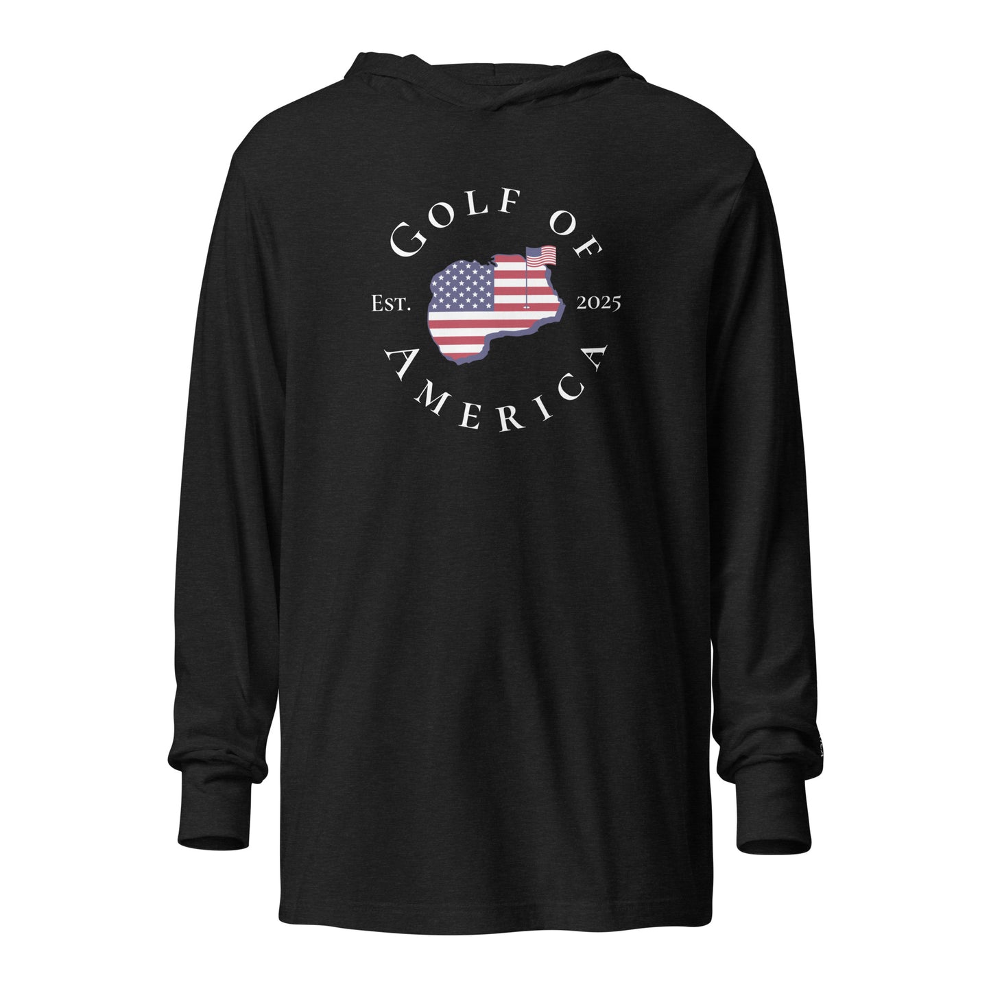 USA GOA Long-Sleeve Hoodie Tee - Golf of America