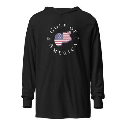 USA GOA Long-Sleeve Hoodie Tee - Golf of America