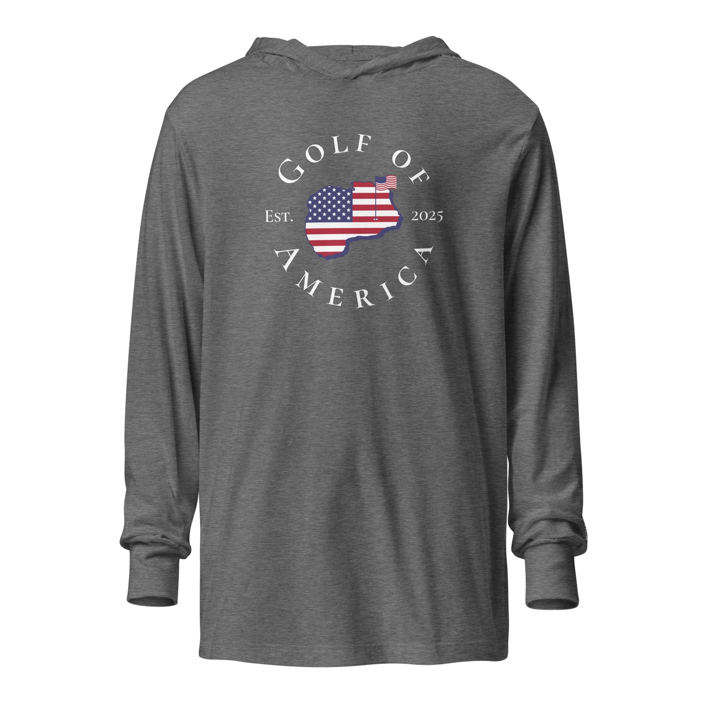 USA GOA Long-Sleeve Hoodie Tee - Golf of America