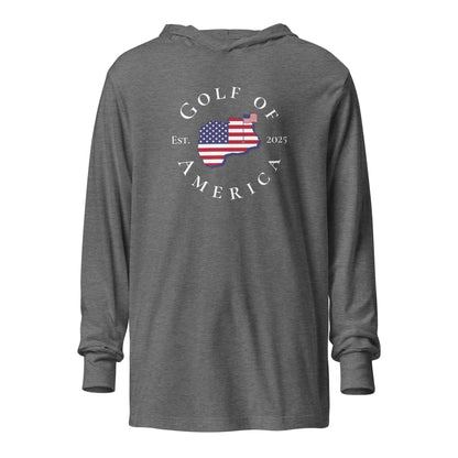USA GOA Long-Sleeve Hoodie Tee - Golf of America
