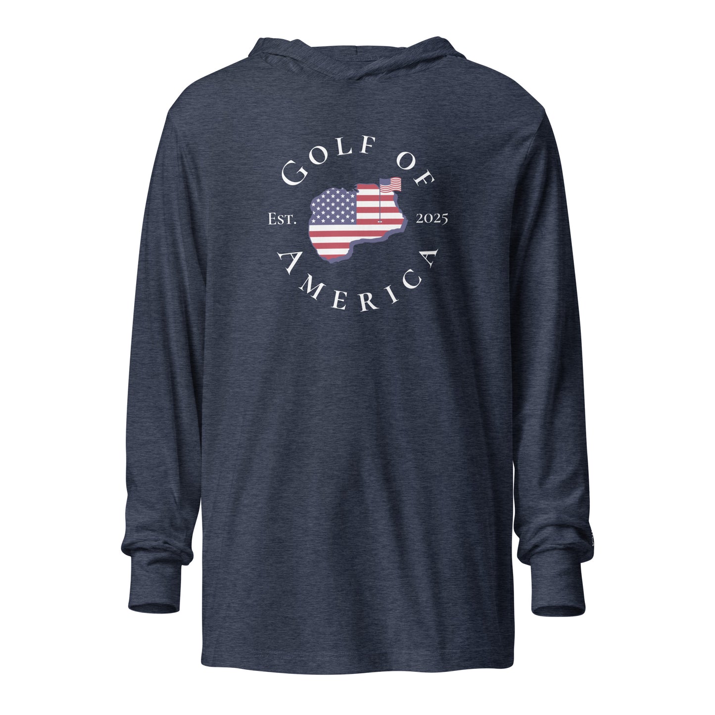 USA GOA Long-Sleeve Hoodie Tee - Golf of America