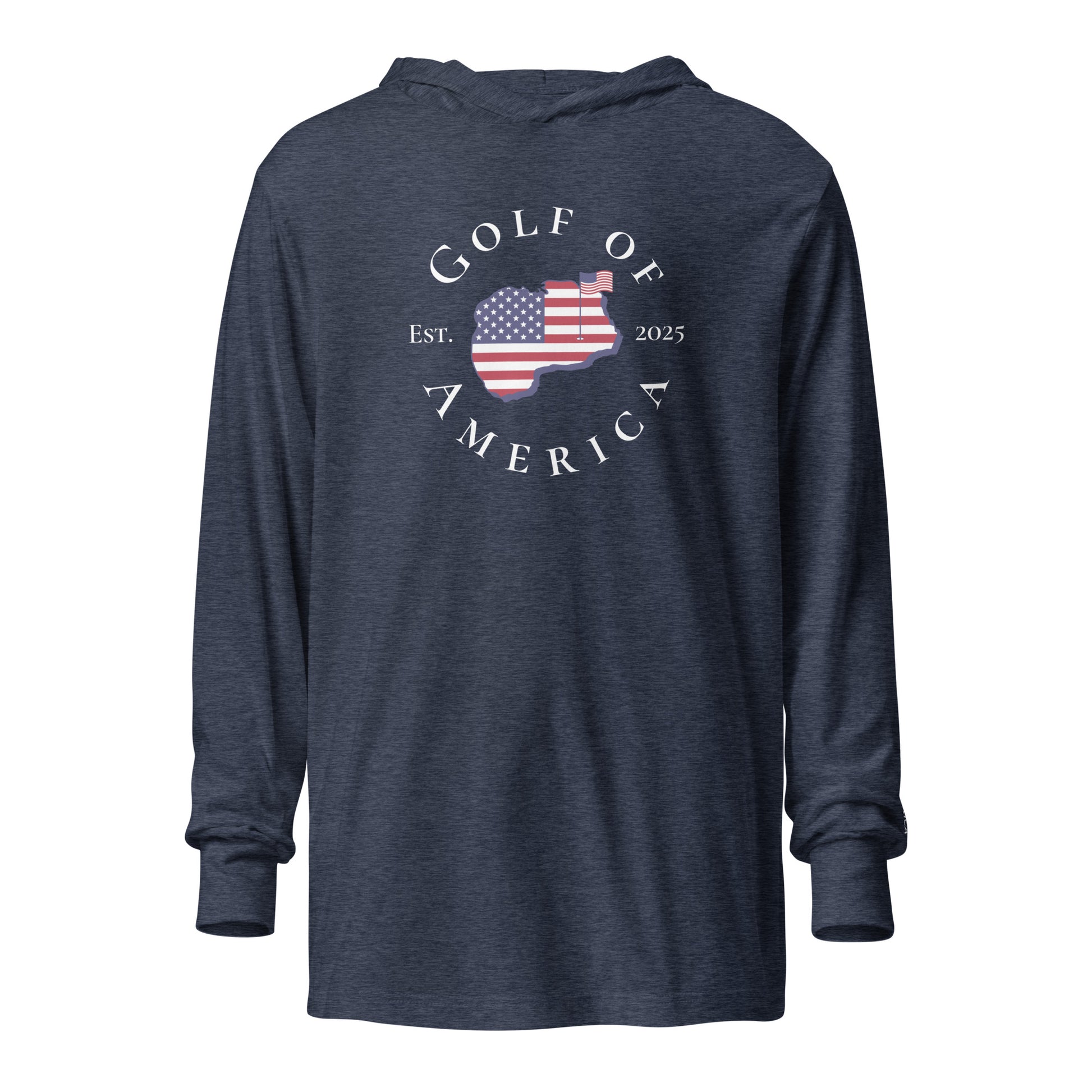 USA GOA Long-Sleeve Hoodie Tee - Golf of America
