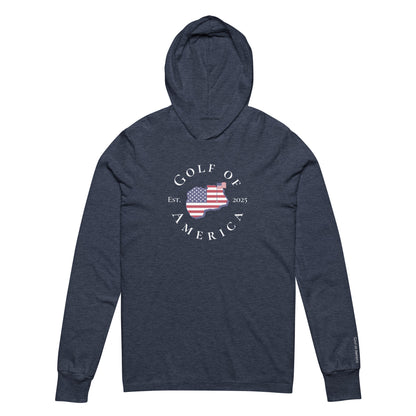 USA GOA Long-Sleeve Hoodie Tee - Golf of America