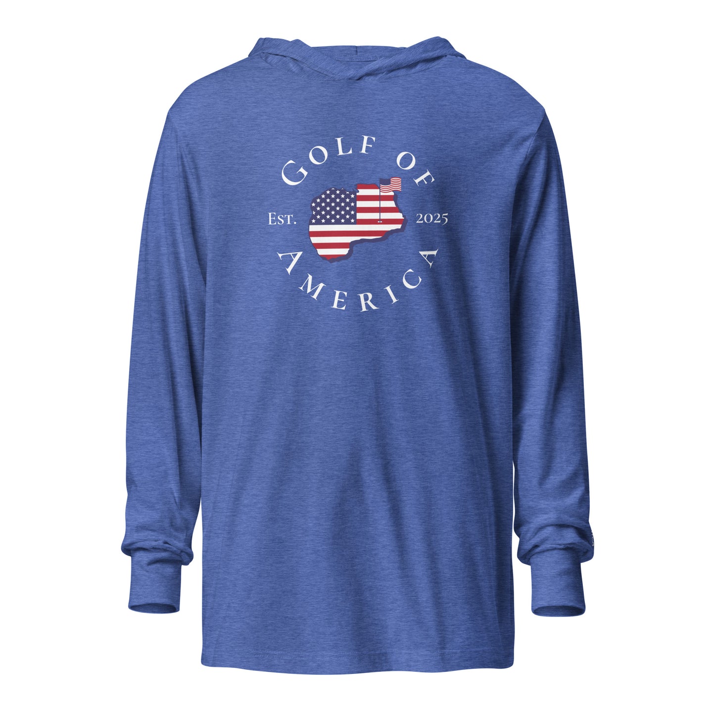 USA GOA Long-Sleeve Hoodie Tee - Golf of America