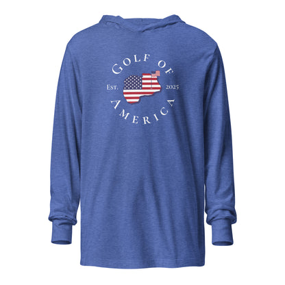 USA GOA Long-Sleeve Hoodie Tee - Golf of America