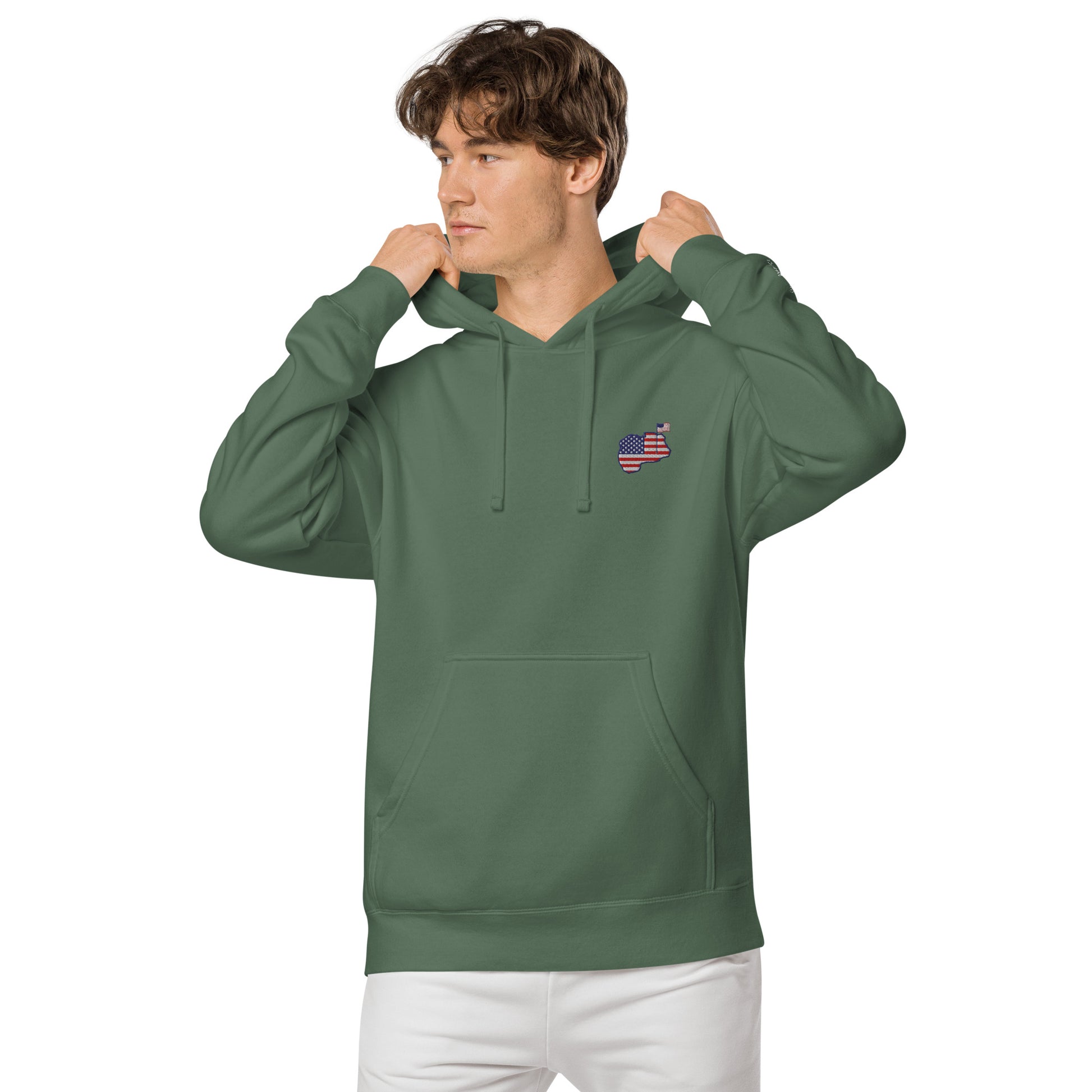 USA GOA Premium Hoodie - Embroidered Logo - Golf of America