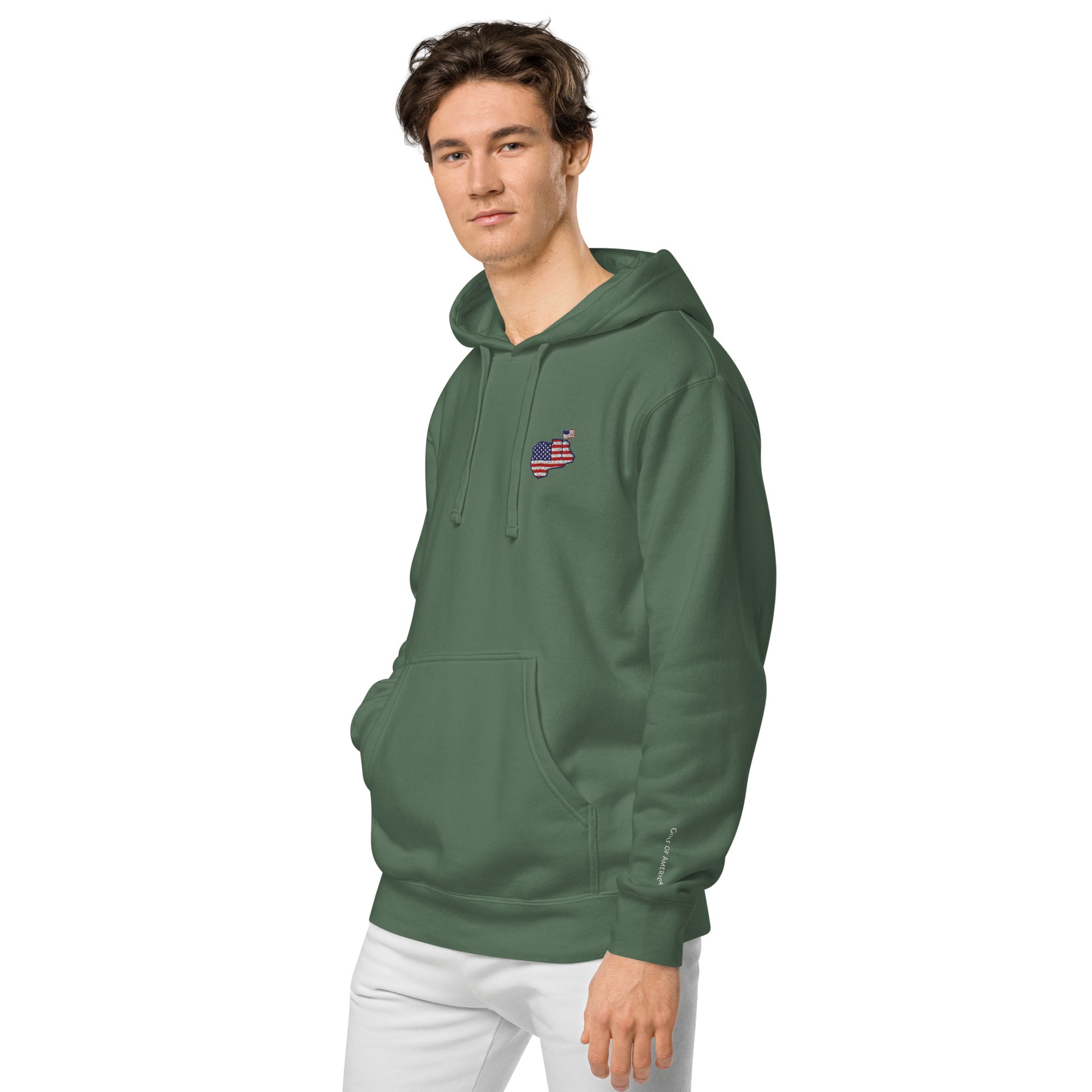 USA GOA Premium Hoodie - Embroidered Logo - Golf of America