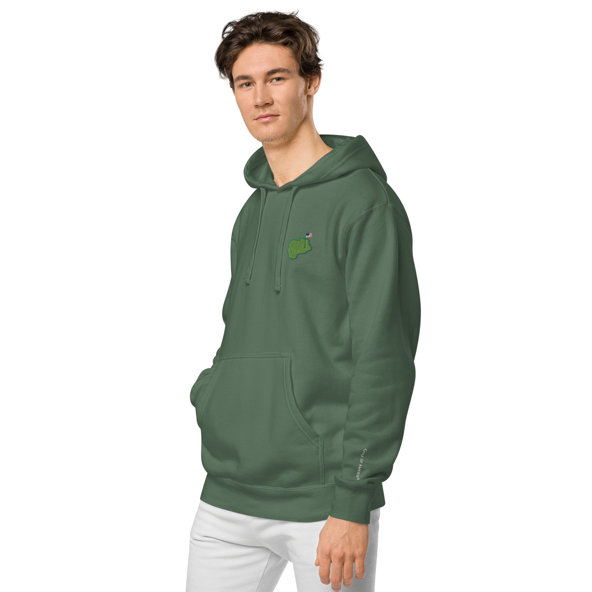Classic GOA Premium Hoodie - Embroidered Logo - Golf of America