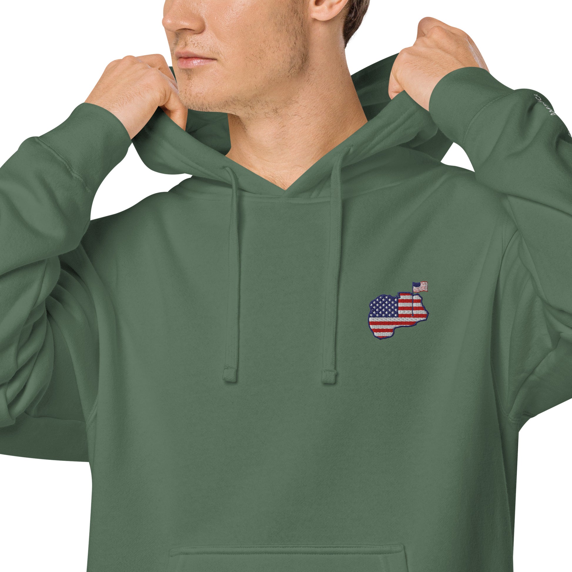 USA GOA Premium Hoodie - Embroidered Logo - Golf of America