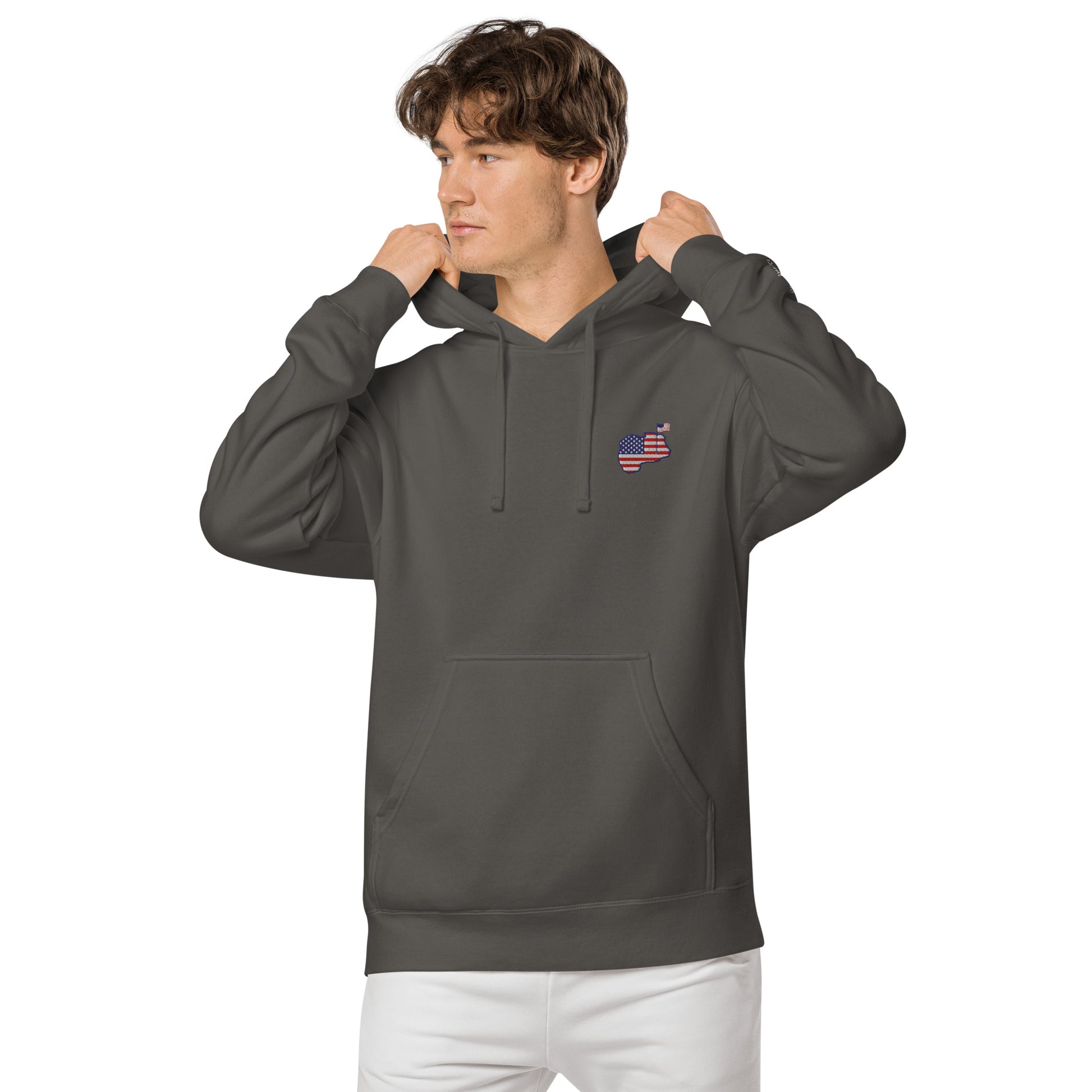 USA GOA Premium Hoodie - Embroidered Logo - Golf of America