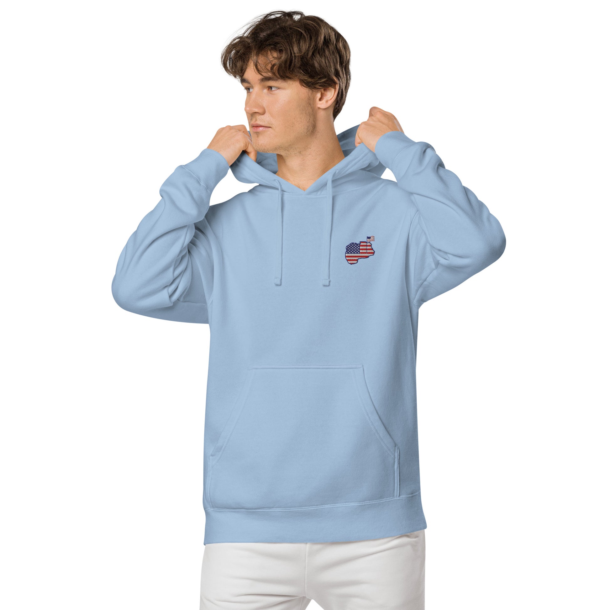 USA GOA Premium Hoodie - Embroidered Logo - Golf of America