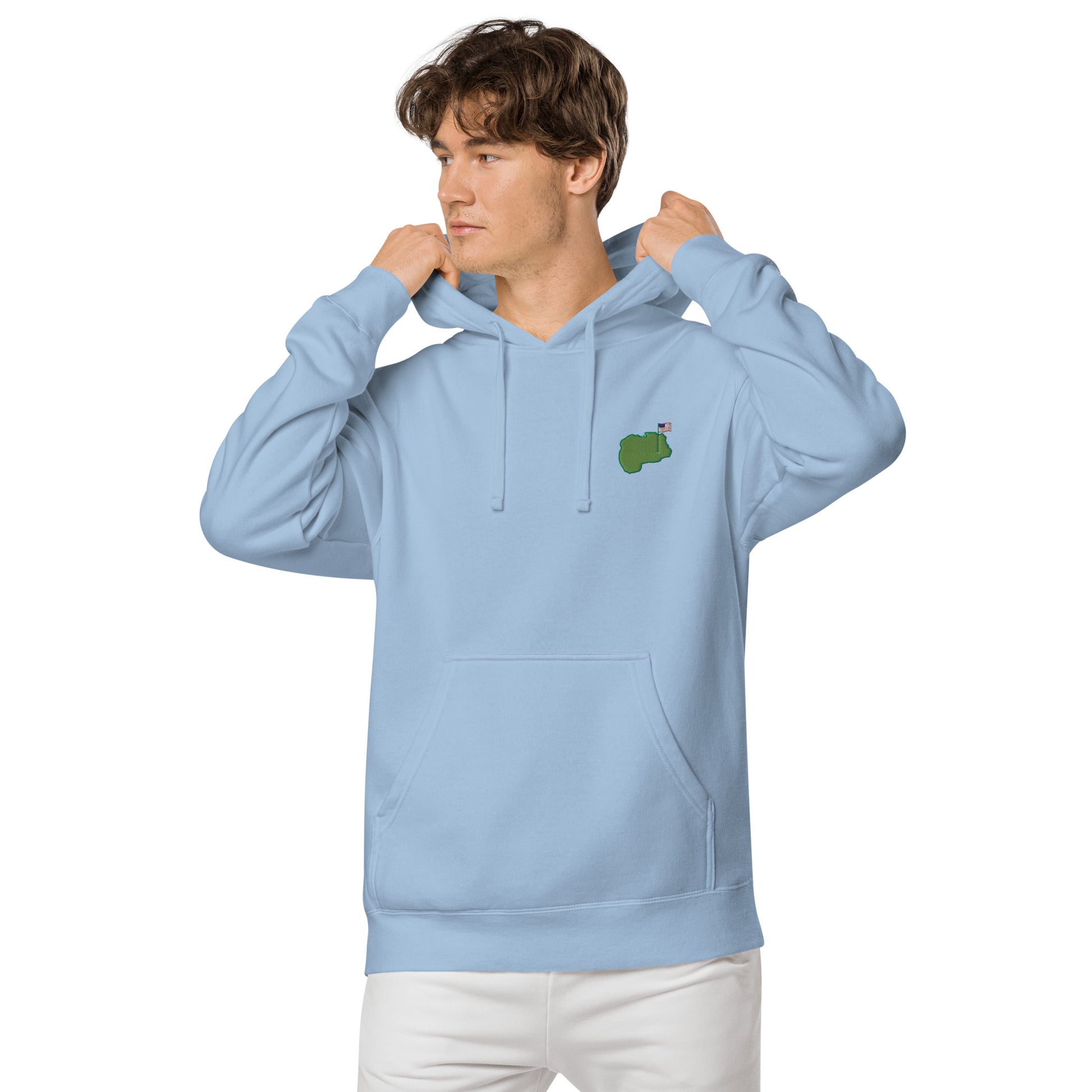 Classic GOA Premium Hoodie - Embroidered Logo - Golf of America