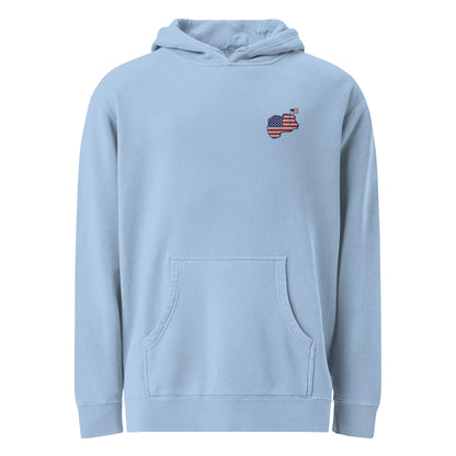 USA GOA Premium Hoodie - Embroidered Logo - Golf of America