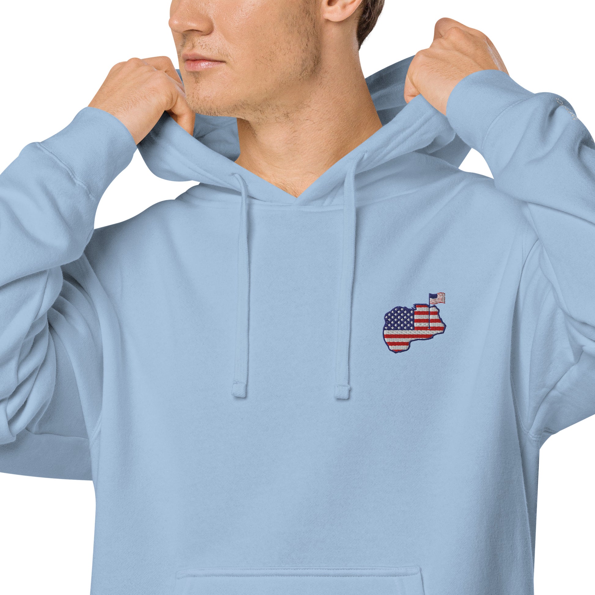 USA GOA Premium Hoodie - Embroidered Logo - Golf of America