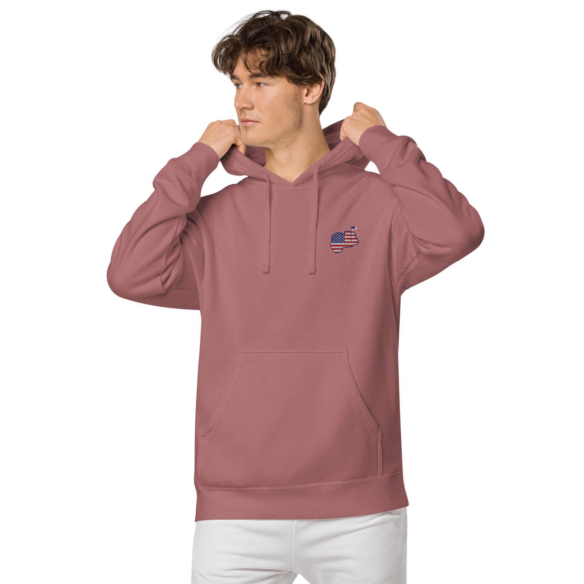 USA GOA Premium Hoodie - Embroidered Logo - Golf of America