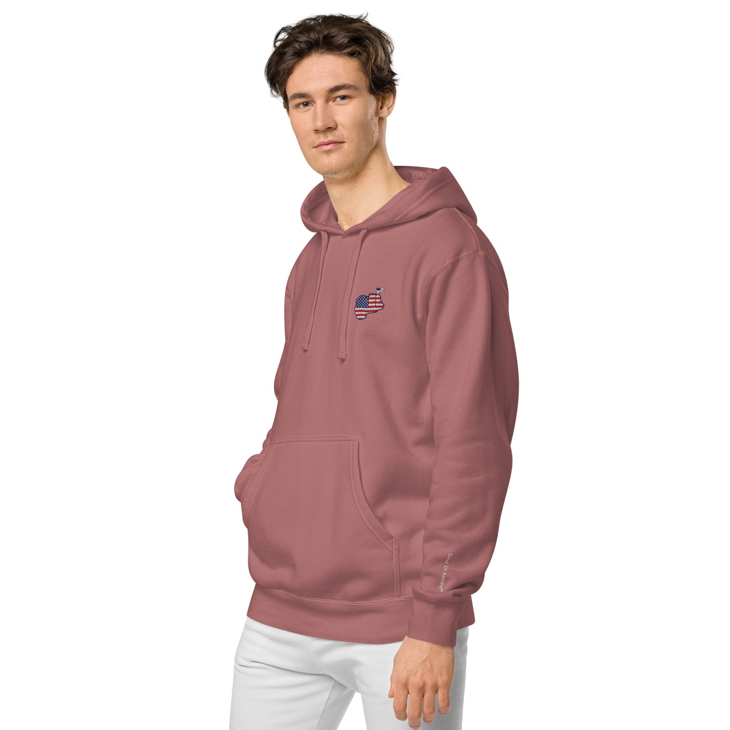 USA GOA Premium Hoodie - Embroidered Logo - Golf of America