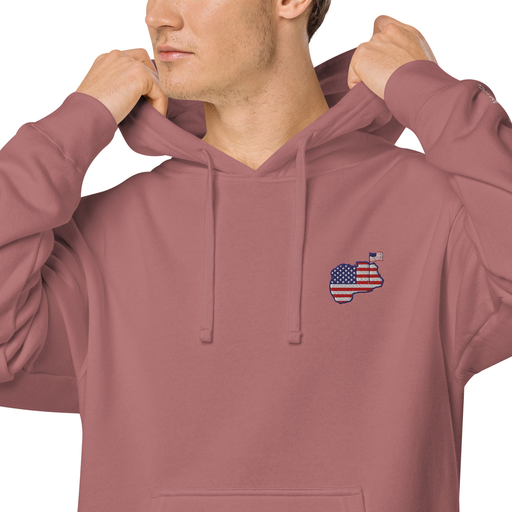 USA GOA Premium Hoodie - Embroidered Logo - Golf of America