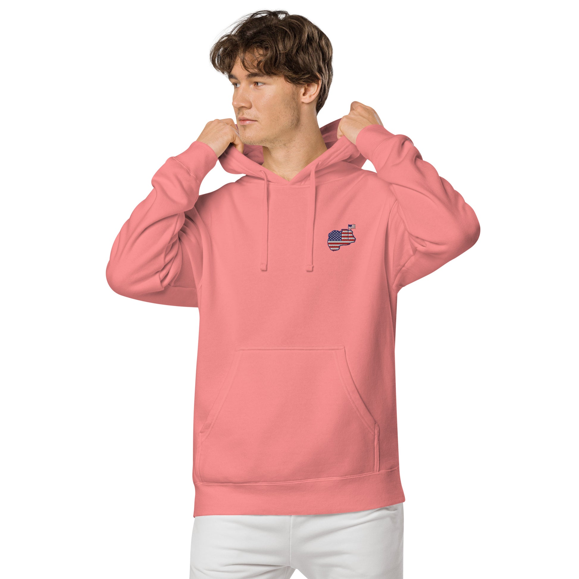 USA GOA Premium Hoodie - Embroidered Logo - Golf of America