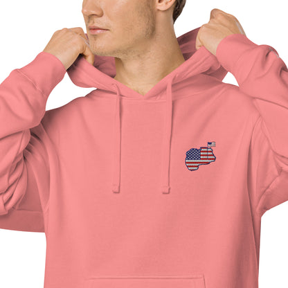 USA GOA Premium Hoodie - Embroidered Logo - Golf of America