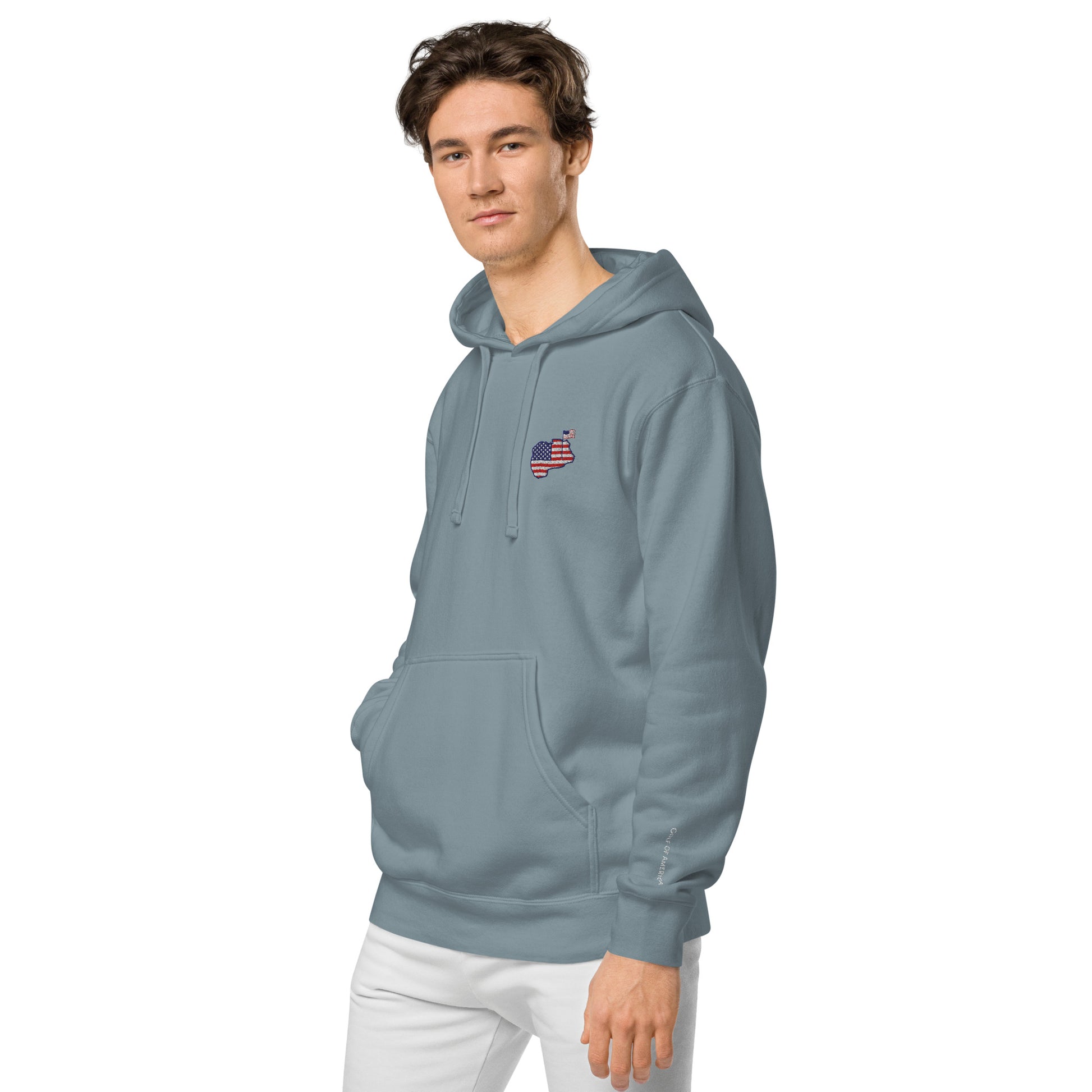 USA GOA Premium Hoodie - Embroidered Logo - Golf of America