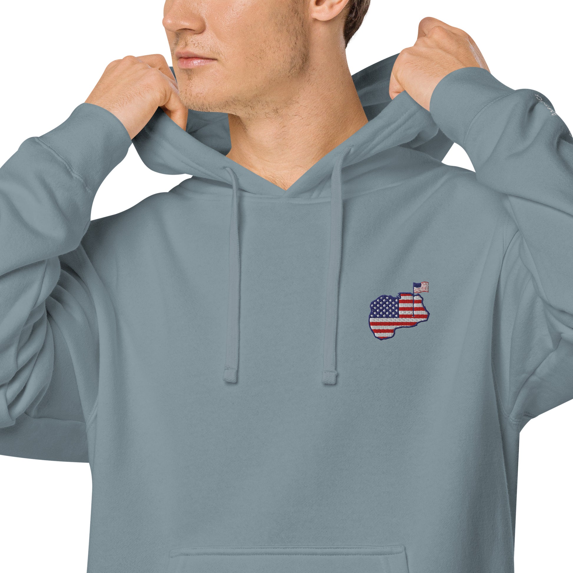 USA GOA Premium Hoodie - Embroidered Logo - Golf of America