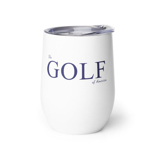 USA 12oz GOA Wine Tumbler - Golf of America