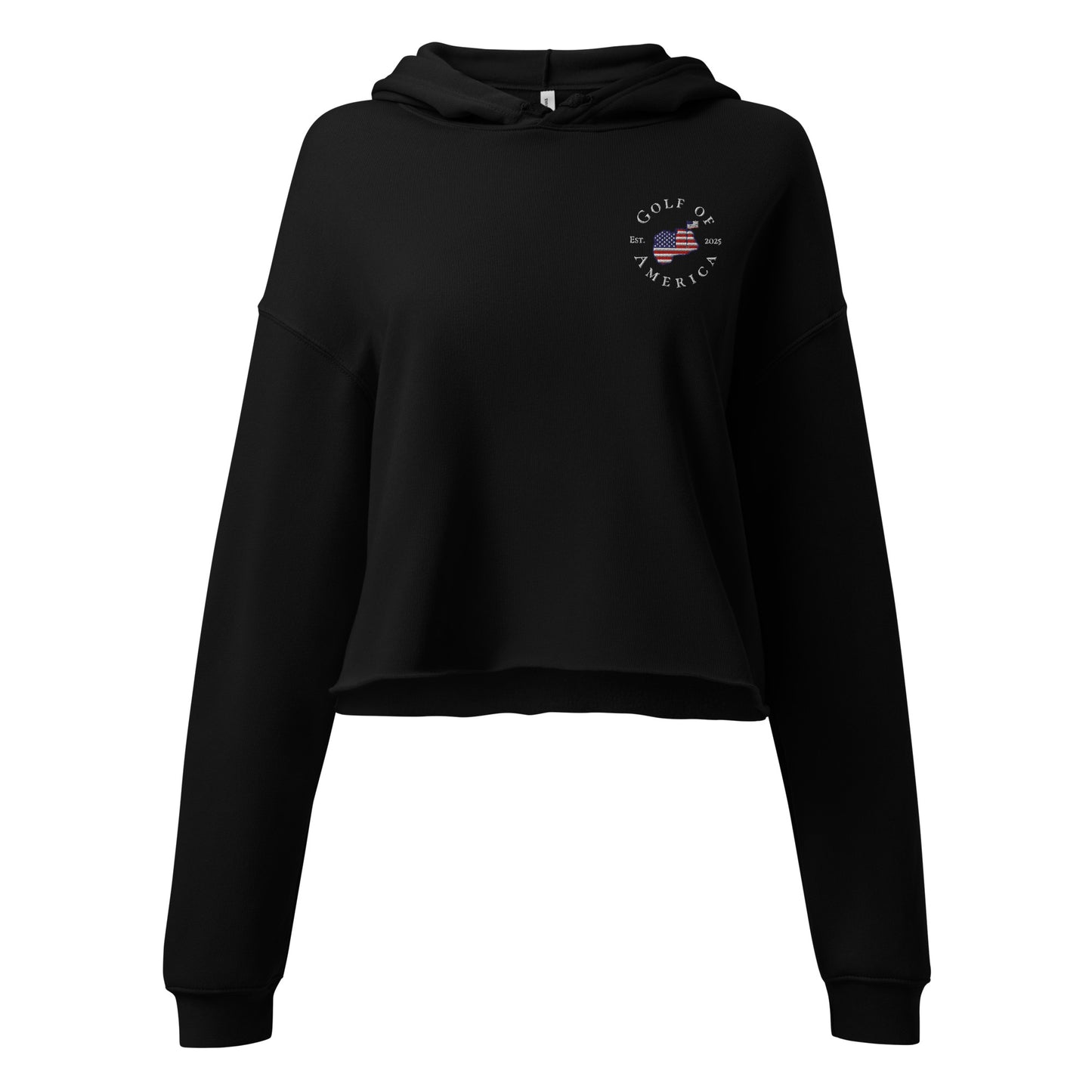 Golf of America USA Crop Hoodie