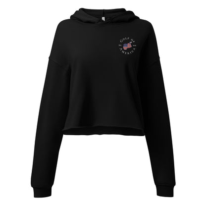 Golf of America USA Crop Hoodie