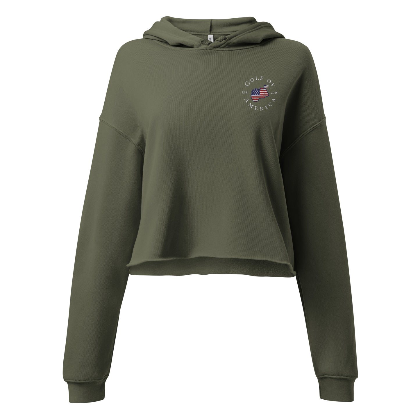 Golf of America USA Crop Hoodie