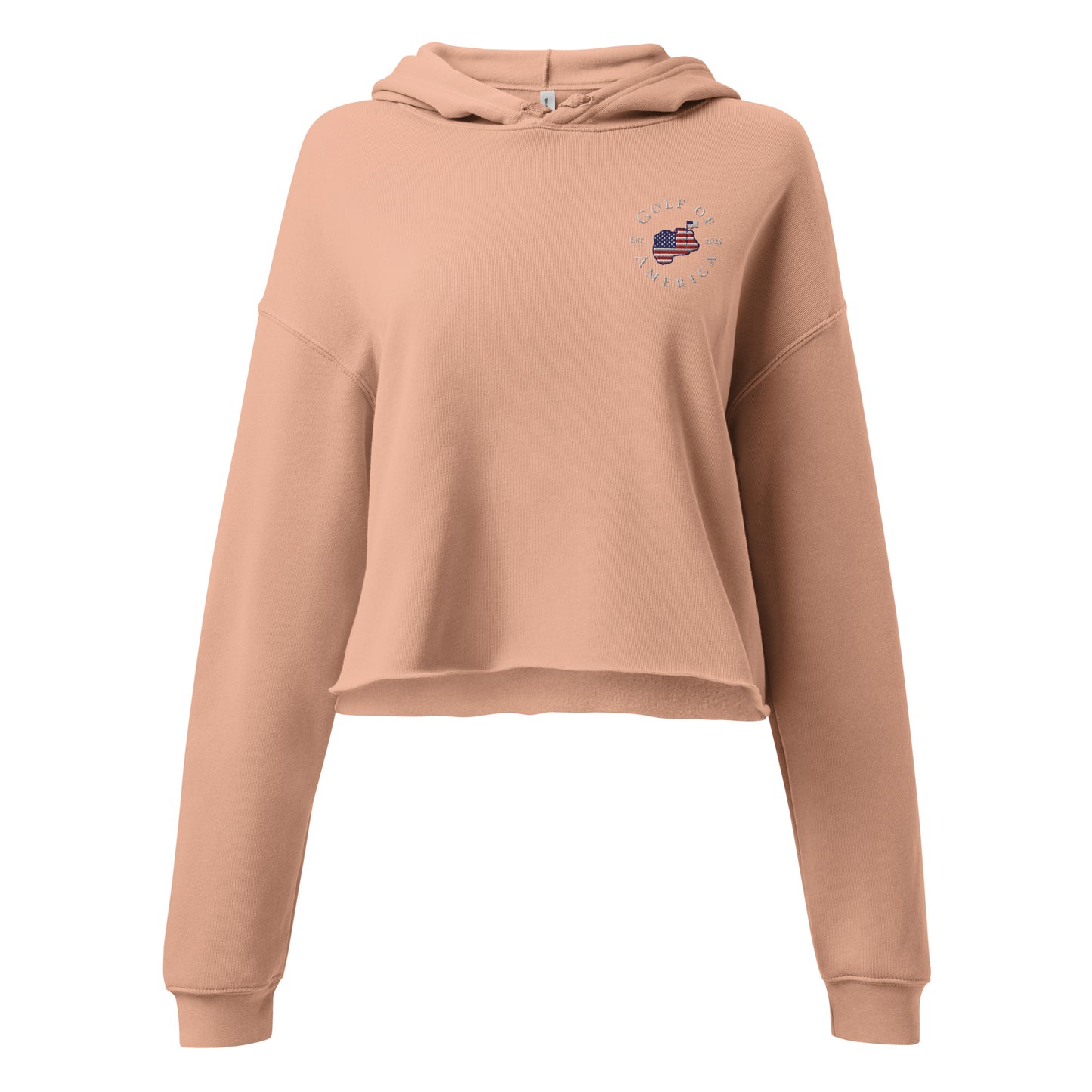 Golf of America USA Crop Hoodie