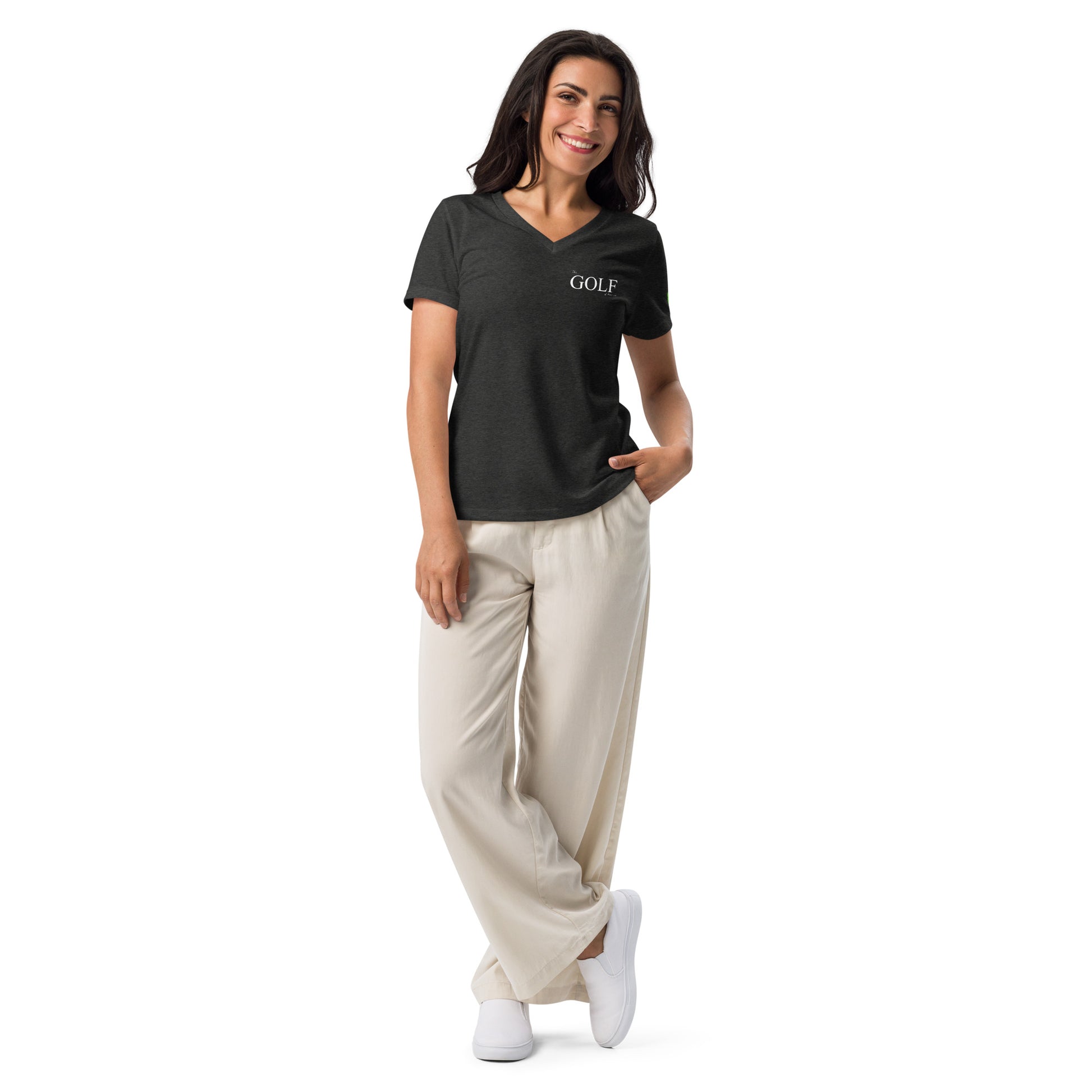 The Golf Classic Relaxed V-Neck Tee - Golf of America