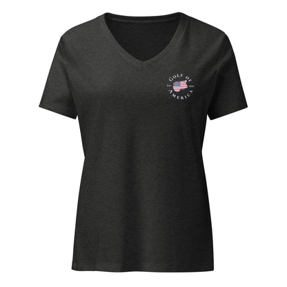 USA GOA Relaxed V-Neck Tee - Golf of America