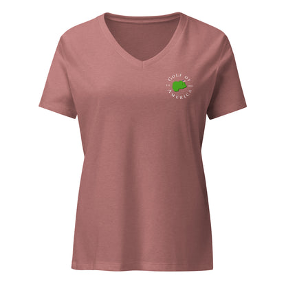 Classic GOA Relaxed V-Neck Tee - Golf of America