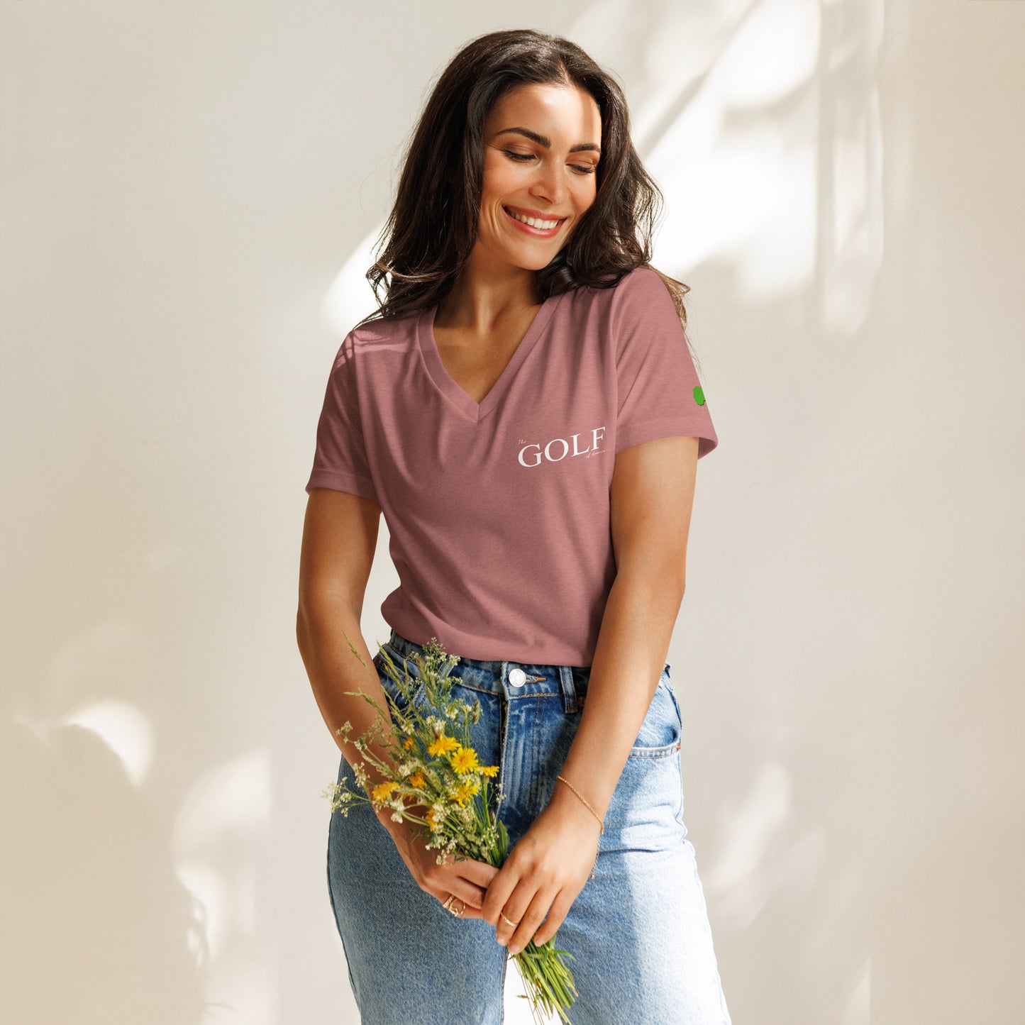 The Golf Classic Relaxed V-Neck Tee - Golf of America