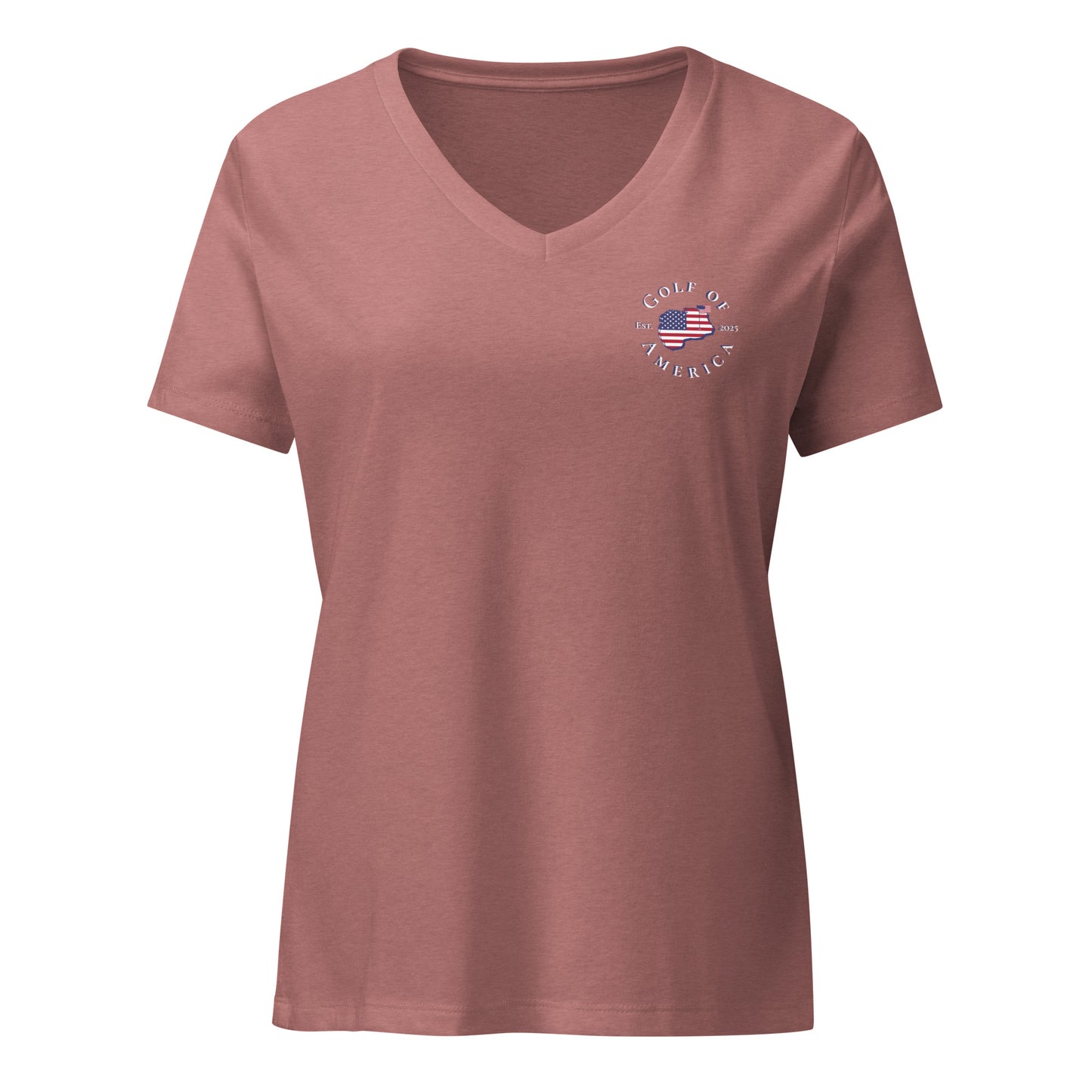 USA GOA Relaxed V-Neck Tee - Golf of America