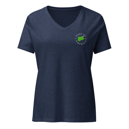 Classic GOA Relaxed V-Neck Tee - Golf of America