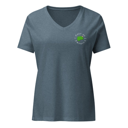 Classic GOA Relaxed V-Neck Tee - Golf of America