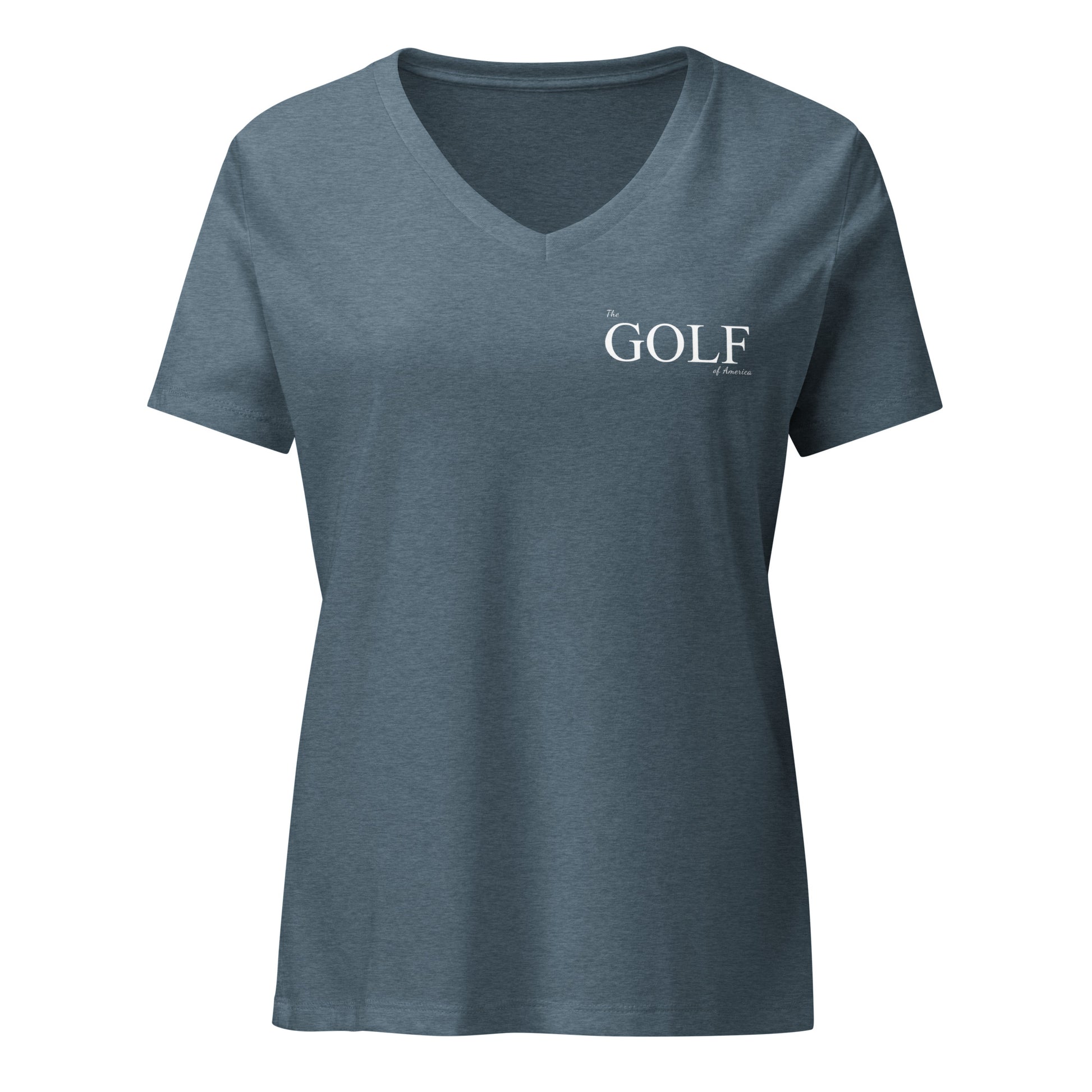 The Golf Classic Relaxed V-Neck Tee - Golf of America
