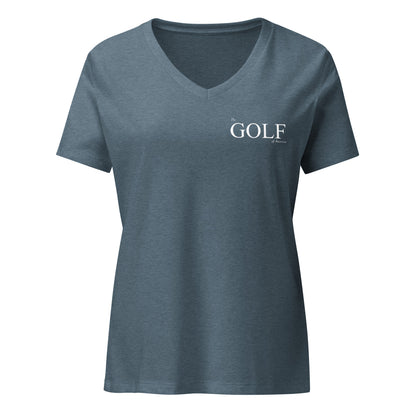 The Golf Classic Relaxed V-Neck Tee - Golf of America